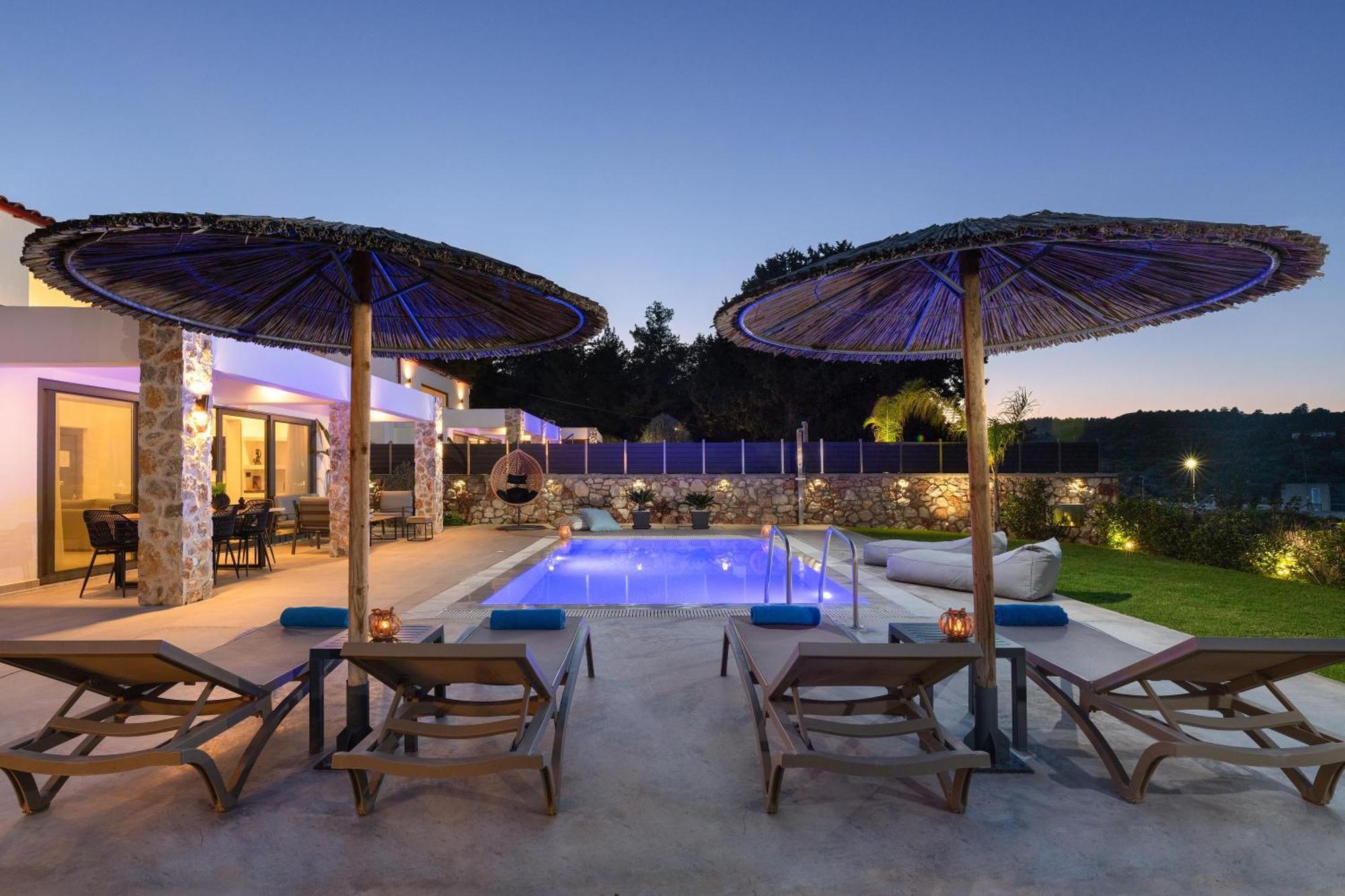 Aiora Luxury Villas Afantou Eksteriør bilde